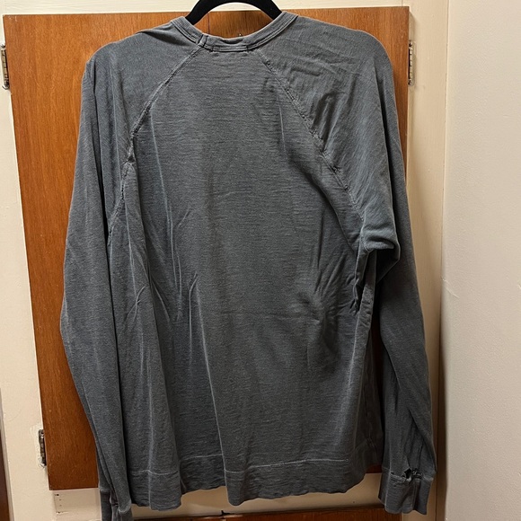 James Perse Charcoal 100% Cotton Worn in Shirt - Picture 5 of 5